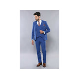 Men 3 Piece Suit WESSI by J.VALINTIN Extra Slim Fit JV3 Light Blue TURKEY USA - J.Valintin Men's Wear Legend - 16526