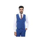 Men 3 Piece Suit WESSI by J.VALINTIN Extra Slim Fit JV3 Light Blue TURKEY USA - J.Valintin Men's Wear Legend - 16526