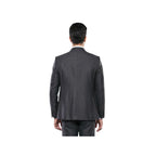Men 3pc European Vested Suit WESSI J.VALINTIN Extra Slim Fit JV15 Charcoal Gray - J.Valintin Men's Wear Legend - 16635