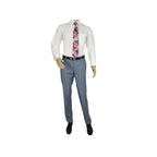 Men 3pc European Vested Suit WESSI JVALINTIN Slim Fit JV22 Sky Blue One Button - J.Valintin Men's Wear Legend - 16805