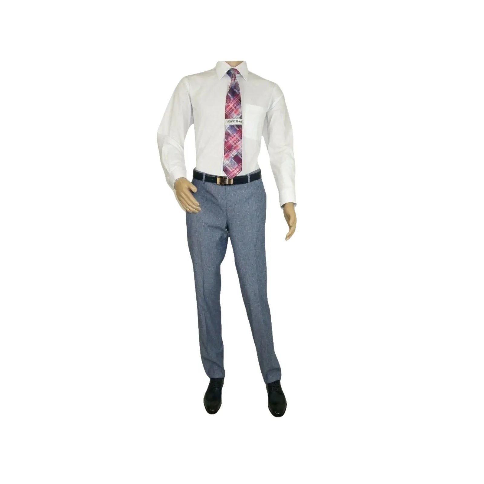 Men 3pc European Vested Suit WESSI JVALINTIN Slim Fit JV22 Sky Blue One Button - J.Valintin Men's Wear Legend - 16805