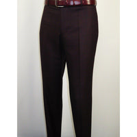 Men 3pc Vested Suit WESSI J.VALINTIN European Slim Fit 126 - 80 Burgundy 44R - J.Valintin Men's Wear Legend - 72133