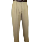 Men Apollo King Band Collarless Church Suit Mandarin 5 Hidden Buttons AG57 Tan - J.Valintin Men's Wear Legend - AG57 - Tan - 38R