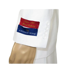 Men Apollo King Band Collarless Church Suit Mandarin 5 Hidden Buttons AG58 White - J.Valintin Men's Wear Legend - AG58 - White - 38R