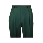 Men Apollo King Band Collarless Church Suit Mandarin 5 Hidden Buttons AG59 Green - J.Valintin Men's Wear Legend - AG59 - Green - 38R