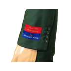 Men Apollo King Band Collarless Church Suit Mandarin 5 Hidden Buttons AG59 Green - J.Valintin Men's Wear Legend - AG59 - Green - 38R