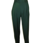 Men Apollo King Band Collarless Church Suit Mandarin 5 Hidden Buttons AG59 Green - J.Valintin Men's Wear Legend - AG59 - Green - 38R