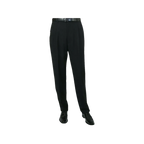 Men Apollo King Banded Collarless suit Mandarin 5 Button Wide leg M5 - 1 Black - J.Valintin Men's Wear Legend - 19643