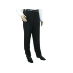 Men Apollo King Banded Collarless suit Mandarin 5 Button Wide leg M5 - 1 Black - J.Valintin Men's Wear Legend - 19643