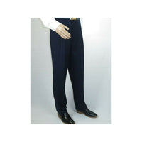 Men Apollo King Banded Collarless suit Mandarin 5 Buttons Wide leg M5 - 2 Navy - J.Valintin Men's Wear Legend - 20991