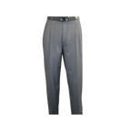 Men Apollo King Banded Collarless suit Mandarin 5 Hidden Button Pastor AG53 Gray - J.Valintin Men's Wear Legend - 80265