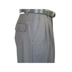 Men Apollo King Banded Collarless suit Mandarin 5 Hidden Button Pastor AG53 Gray - J.Valintin Men's Wear Legend - 80265