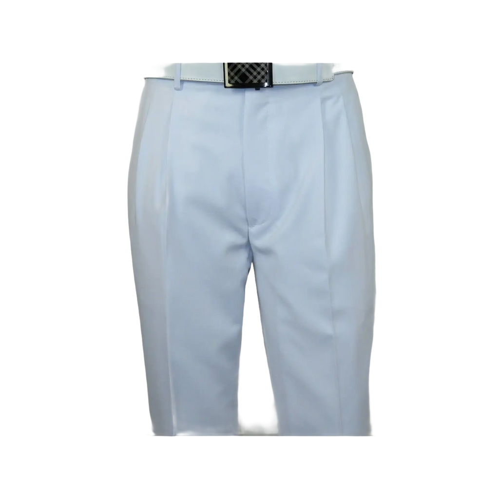 Men Apollo King Double Breasted Suit Classic Peak Lapel Pleated DM26 White - J.Valintin Men's Wear Legend - 21364