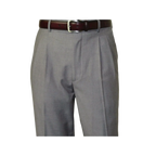 Men Apollo King Double Breasted Suit Classic Peak Lapel Soft Blend DM23 Gray - J.Valintin Men's Wear Legend - 21041