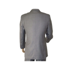 Men Apollo King Double Breasted Suit Classic Peak Lapel Soft Blend DM23 Gray - J.Valintin Men's Wear Legend - 21041