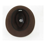 Men BENTLY HEADWEAR Hat Australian Wool Pinch Front Fedora Hudson HU421 Brown - J.Valintin Men's Wear Legend - Hu421 - Brown - S