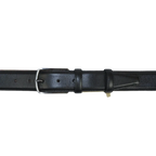 Men Black Genuine Leather Belt PIERO ROSSI Turkey Soft Full Grain #Black - B - J.Valintin Men's Wear Legend - 97230