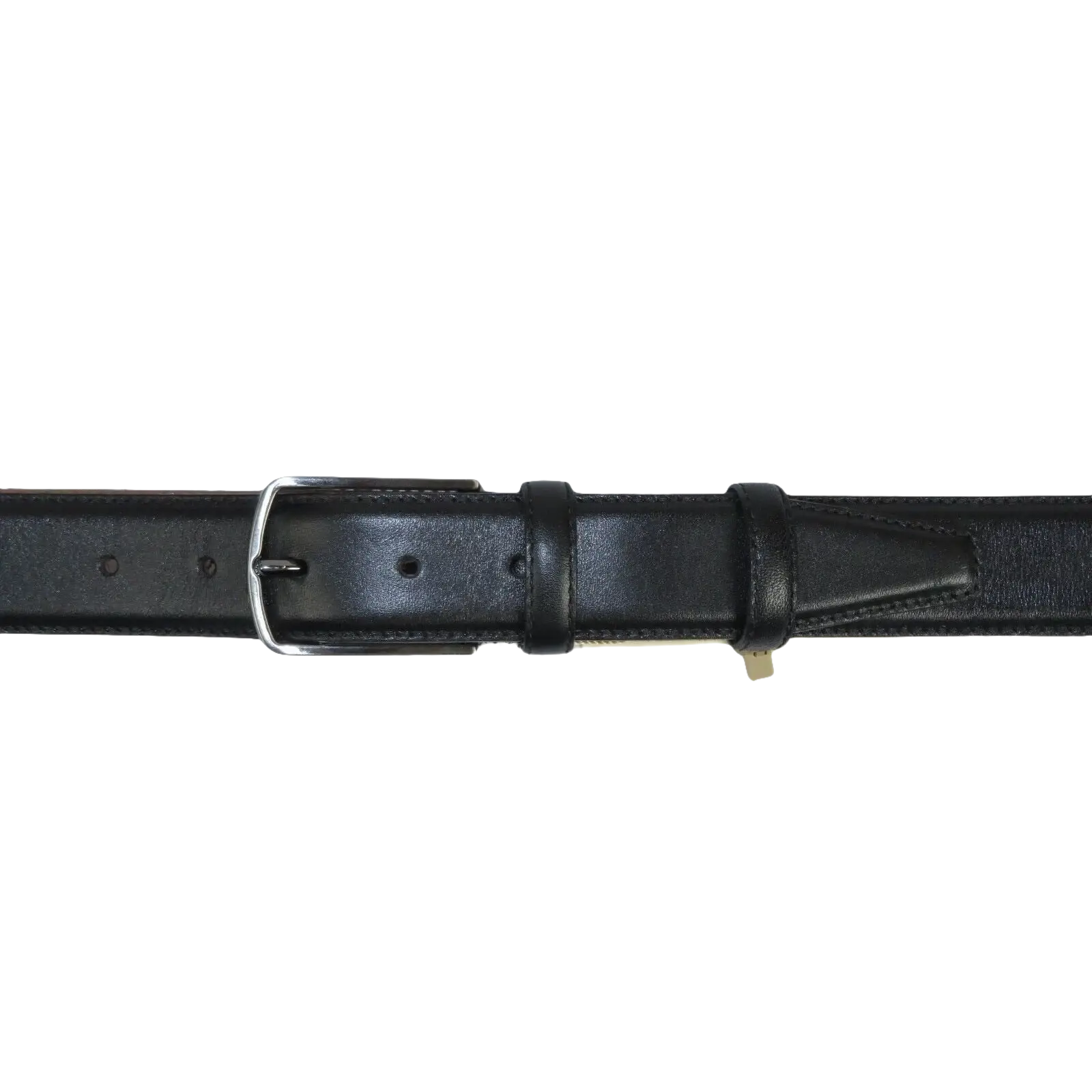 Men Black Genuine Leather Belt PIERO ROSSI Turkey Soft Full Grain #Black - B - J.Valintin Men's Wear Legend - 97230