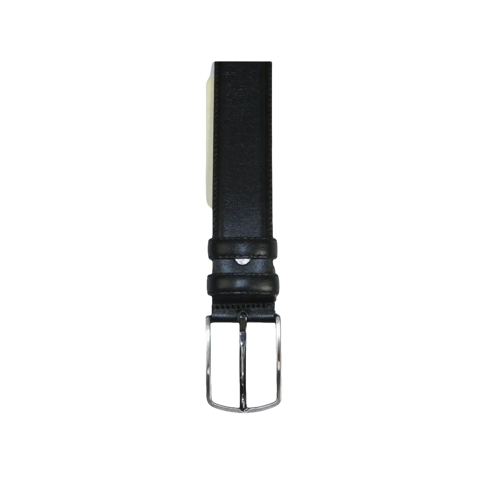 Men Black Genuine Leather Belt PIERO ROSSI Turkey Soft Full Grain #Black - B - J.Valintin Men's Wear Legend - 97230
