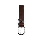 Men Brown Genuine Leather Belt PIERO ROSSI Turkey Soft Full Grain #Brown - B - J.Valintin Men's Wear Legend - 97242