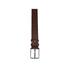 Men Brown Genuine Leather Belt PIERO ROSSI Turkey Soft Full Grain #Brown line - J.Valintin Men's Wear Legend - 97309