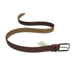 Men Brown Genuine Leather Belt PIERO ROSSI Turkey Soft Full Grain #Brown line - J.Valintin Men's Wear Legend - 97309