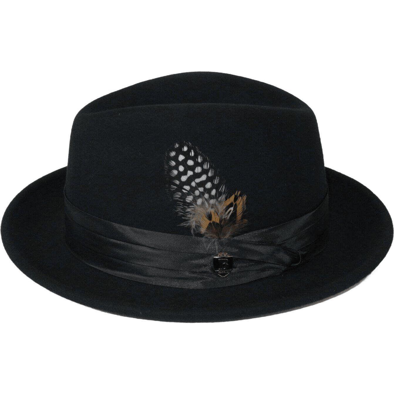 black dress hat men Hats Black Dress Hats Black Fedora Black Men Dress Hats Flat Brim Add timeless style to any look with our classic Fedora Hat Men English Hat-Black