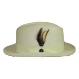 Men Bruno Capelo Summer Spring Soft Straw Style Hat Godfather GF209 Ivory Cream - J.Valintin Men's Wear Legend - 94416