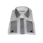 Men CEREMONIA Formal Shirt Rhinestone 100% Cotton Turkey #stn 13 tsb white Fancy - J.Valintin Men's Wear Legend - 97075
