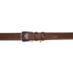 Men Cognac Genuine Leather Belt PIERO ROSSI Turkey Soft Full Grain #Cognac - A - J.Valintin Men's Wear Legend - 97224