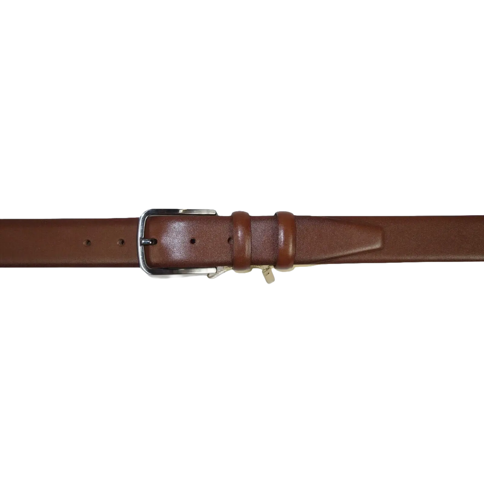 Men Cognac Genuine Leather Belt PIERO ROSSI Turkey Soft Full Grain #Cognac - A - J.Valintin Men's Wear Legend - 97224