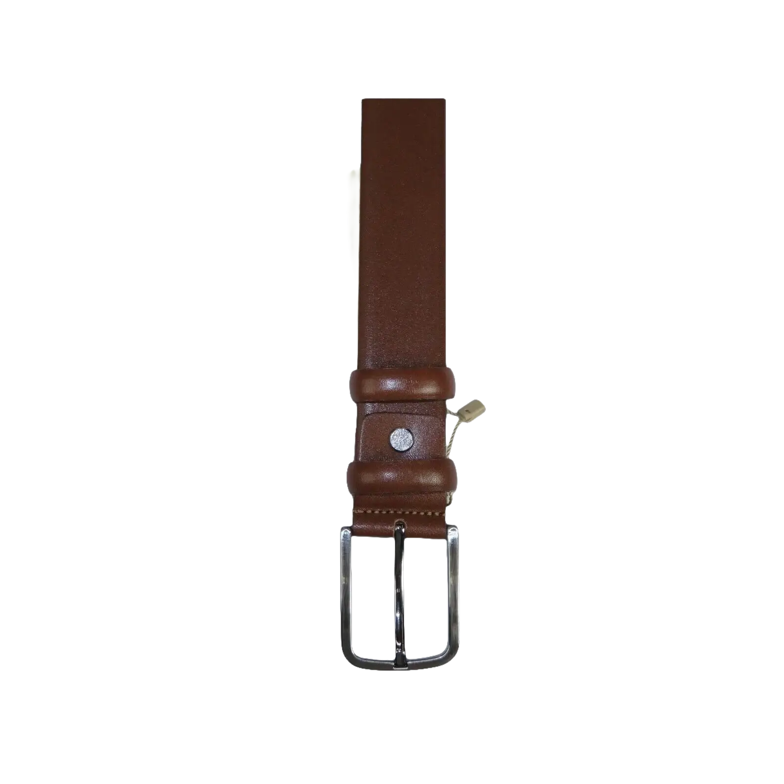 Men Cognac Genuine Leather Belt PIERO ROSSI Turkey Soft Full Grain #Cognac - A - J.Valintin Men's Wear Legend - 97224