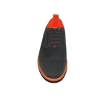 Men Comfort Casual Knit Fabric Wingtip Lace Sneaker Shoes #FRESHORT Gray - J.Valintin Men's Wear Legend - 100928