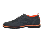 Men Comfort Casual Knit Fabric Wingtip Lace Sneaker Shoes #FRESHORT Gray - J.Valintin Men's Wear Legend - 100928