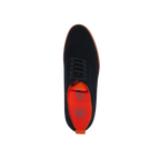Men Comfort Casual Knit Fabric Wingtip Lace Sneaker Shoes #FRESHORT Navy Blue - J.Valintin Men's Wear Legend - 100916