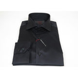 Men Dress Shirts AXXESS Turkey 100% Soft Egyptian Cotton 224 - 07 Solid Black - J.Valintin Men's Wear Legend - 99305