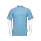 Men Dressy T - Shirt LOG - IN UOMO Soft Crew Neck Corded Short Sleeves 218 Sky Blue - J.Valintin Men's Wear Legend - 6396