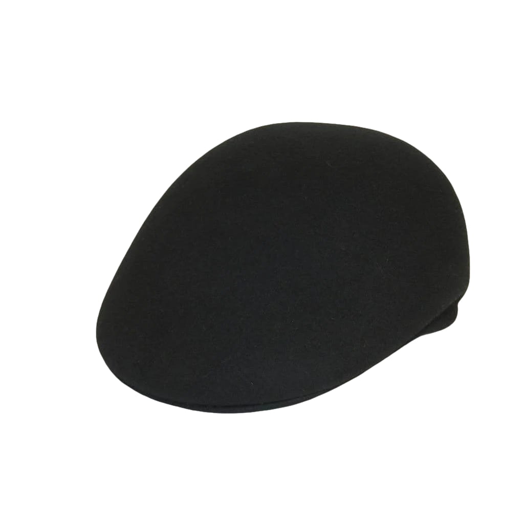 Men Fashion Classic Flannel Wool Ascot Ivy Hat Bruno Capelo Tyson TY100 Black - J.Valintin Men's Wear Legend - TY100 - Black - S