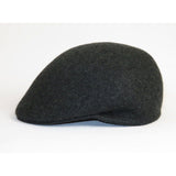 Men Fashion Classic Flannel Wool Ascot Ivy Hat Bruno Capelo Tyson TY108 Charcoal - J.Valintin Men's Wear Legend - 98115