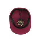 Men Fashion Classic Flannel Wool Ascot Ivy Hat by Bruno Capelo Tyson TY109A Wine - J.Valintin Men's Wear Legend - 98119