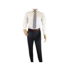 Men Flat Front Suit Separate Pants Slim Fit light Weight Slacks 202 - 1 Charcoal - J.Valintin Men's Wear Legend - 97708