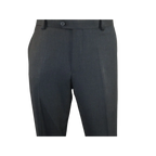 Men Flat Front Suit Separate Pants Slim Fit light Weight Slacks 202 - 1 Charcoal - J.Valintin Men's Wear Legend - 97708