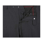 Men Flat Front Suit Separate Pants Slim Fit light Weight Slacks 202 - 1 Charcoal - J.Valintin Men's Wear Legend - 97708