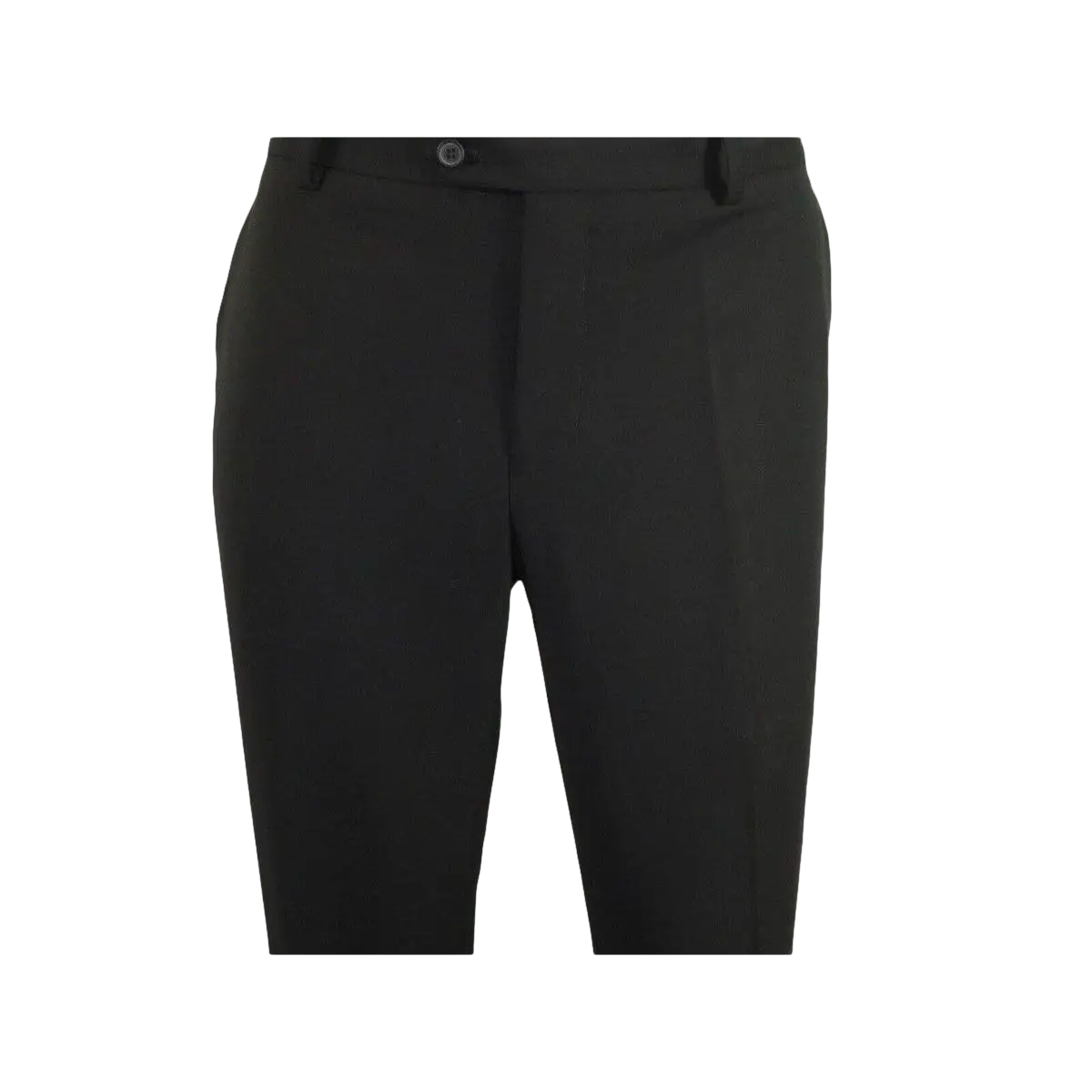 Men Flat Front Suit Separate Pants Slim Fit Soft light Weight Slacks 201 - 1 Black - J.Valintin Men's Wear Legend - 97692