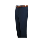 Men Flat Front Suit Separate Pants Slim Fit Soft light Weight Slacks 201 - 19 Navy - J.Valintin Men's Wear Legend - 97700