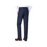 Men Flat Front Suit Separate Pants Slim Fit Soft light Weight Slacks 201 - 19 Navy - J.Valintin Men's Wear Legend - 97700