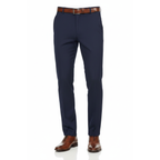 Men Renoir Flat Front Suit Separate Pants Slim Fit Soft Feel Slacks 201-19 Navy