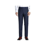 Men Flat Front Suit Separate Pants Slim Fit Soft light Weight Slacks 201 - 19 Navy - J.Valintin Men's Wear Legend - 97700