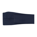 Men Flat Front Suit Separate Pants Slim Fit Soft light Weight Slacks 201 - 19 Navy - J.Valintin Men's Wear Legend - 97700