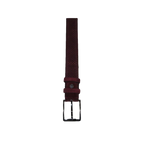 Men Genuine Basket weave Suede Soft Leather Belt PIERO ROSSI Turkey #1002 Wine - J.Valintin Men's Wear Legend - 97285
